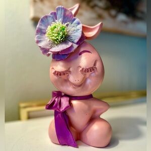 Wonderfully Wacky Kitschy Bunny Figurine